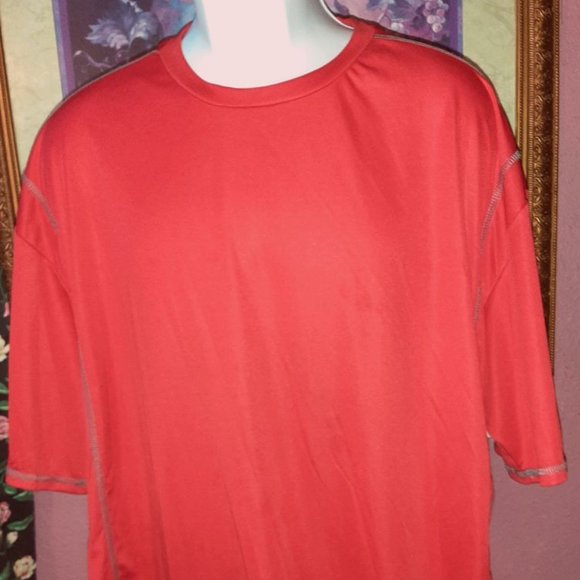 Men's Shirt, Red, 100% Polyester, Size 3XL  By A4 - Picture 1 of 8